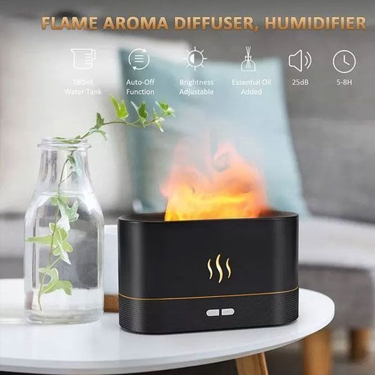 Flame Humidifier And Aroma Diffuser