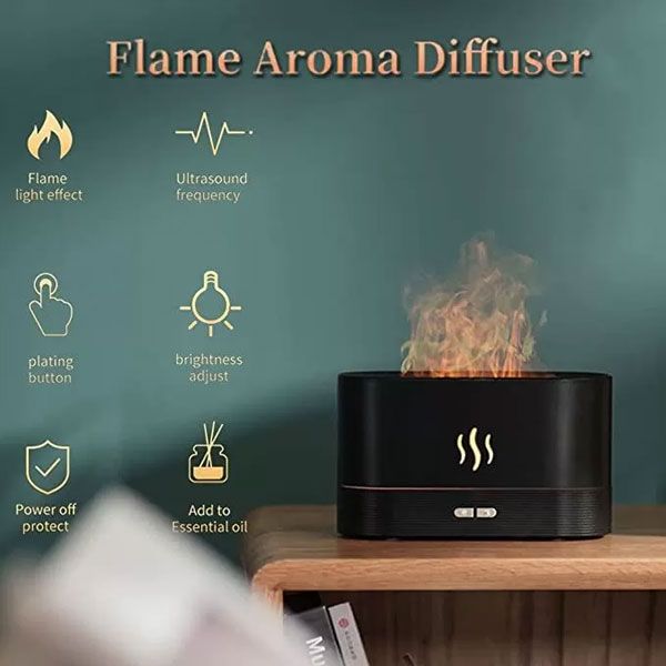 Flame Humidifier And Aroma Diffuser