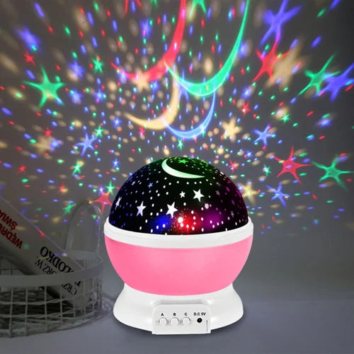 StarMaster Dream Rotating Projection Lamp Room Decor Lights Stars Sky LED Night Light Table Night Lamp Battery USB Night Light For Children