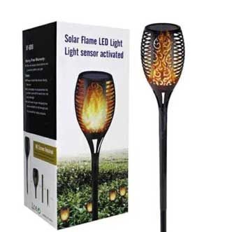 Solar Torch Lights With Flame Effects