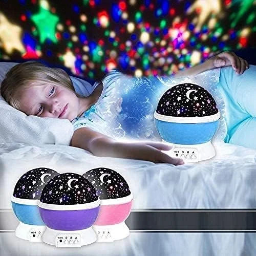 StarMaster Dream Rotating Projection Lamp Room Decor Lights Stars Sky LED Night Light Table Night Lamp Battery USB Night Light For Children