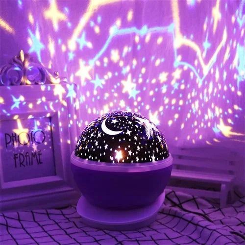 StarMaster Dream Rotating Projection Lamp Room Decor Lights Stars Sky LED Night Light Table Night Lamp Battery USB Night Light For Children